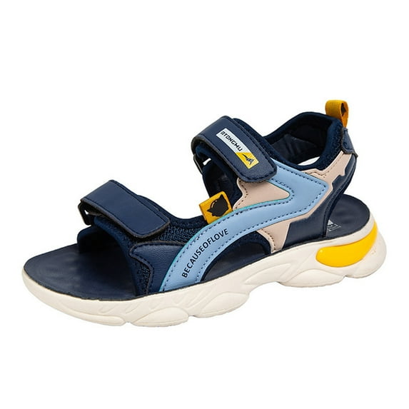 WUXIAN Child Boys Girls Open Toe Polyurethane Soft Soled Sports Sandals Shoes And Beach Shoes Trendy Footwear
