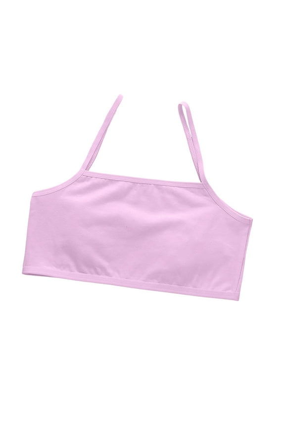 Child Crop Tops Bra Girls Seamless Sports Bra Training Teen Bra Camisole Style Lightweight Kids Stylish Baby Streetwear