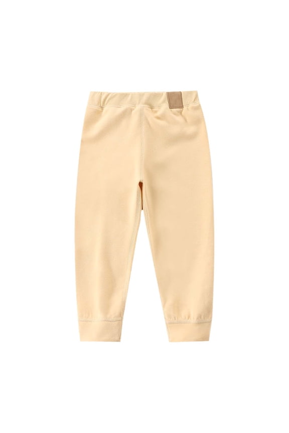 Child German Pants Boys Girls Autumn/Winter Warmth Thickened Trousers Kids Base Layer Leggings Trendy Streetwear