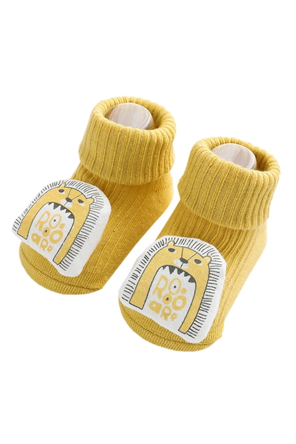 Child Spring Autumn 3D Cartoon Toy Baby Socks Glue Dispensing Non- Loose Neck Baby Socks Floor Socks Soft Baby Streetwear