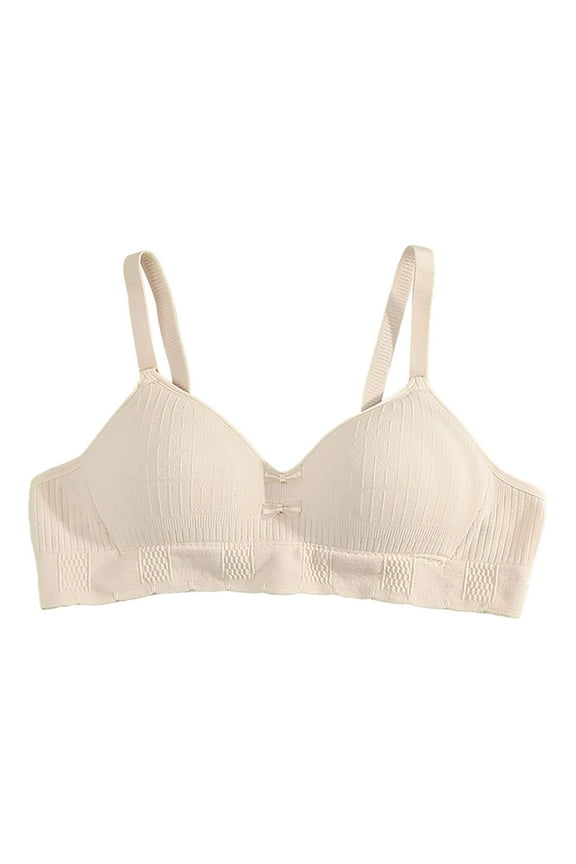 Child Teenage Girls Sports Bra With Adjustable And Removable Shoulder Strap Training Bra Pack Lovely Baby Streetwear