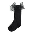 thumbnail image 1 of WUXIAN Children Infant Baby Socks Fashion Soft Calf Socks Knee High Lace Large Bow Knot Stockings Classic Streetwear, 1 of 6