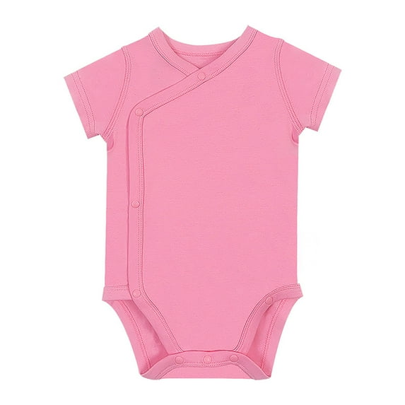 WUXIAN Children Unisex Baby Solid Color Baby Bodysuit Romper For 0 24 Months Boys Girls Breathable Streetwear