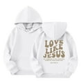 thumbnail image 1 of WUXIAN Girls Casual Long Sleeve Hoodies Cute Oversized Pocket Sweatshirt Tops Toddler Baby Stylish Pullover, 1 of 9