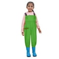 thumbnail image 1 of WUXIAN Kids Boys Girls Solid Color Chest Waders Youth Fishing Waders For Toddler Children Waterproof Fishing Waders With Boots Baby Clothes Versatile Dailywear, 1 of 8