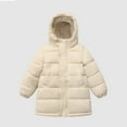 thumbnail image 1 of WUXIAN Kids Outwear Fall Winter Kids Long Hooded Coat S Winter Warm Quilted Jacket Padded Outerwear Coats Child Soft Jacket, 1 of 2