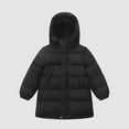 thumbnail image 1 of WUXIAN Kids Outwear Fall Winter Kids Long Hooded Coat S Winter Warm Quilted Jacket Padded Outerwear Coats Toddler Casual Outwear, 1 of 2