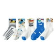 thumbnail image 1 of WUXIAN Kids Socks 5 Pairs Soft Mesh Crew Socks Cute Printing Multipack Comfortable For Summer Socks,A,6-8 Years, 1 of 9
