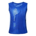 thumbnail image 1 of WUXIAN Toddler Girls Boys Casual Sequin Glitter Party Carnival Gown Sleeveless Vest Tops Baby Clothes Children Versatile Dailywear, 1 of 1