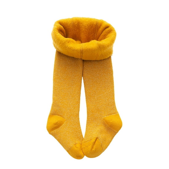 WUXIAN Toddler Kids Baby Girls Cotton Lined Warm Full Leggings Pantihose Stretchy Basic Full Length Pants Pantyhose For Winter Stocking Trousers Children Relaxed Fit Dailywear