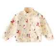 thumbnail image 1 of WUXIAN Toddler Polar Jackets Coats Kids Boys Girls Zipper Lightweight Long Sleeve Jacket For Spring Autumn Baby Clothes Children Leisure Dailywear, 1 of 6