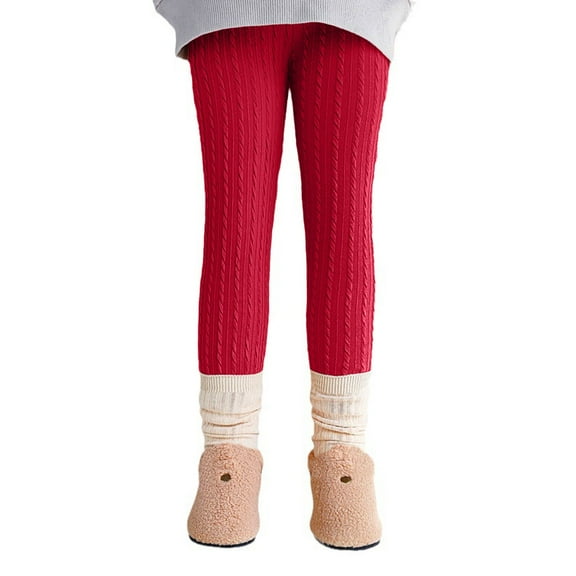 WUXIAN Toddler Thick Leggings With Warm Boot Pants Fashion Girls Pants Breathable Streetwear
