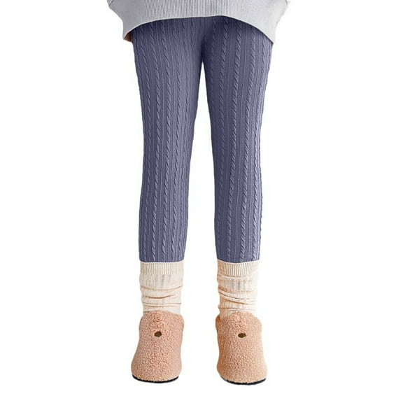 WUXIAN Toddler Thick Leggings With Warm Boot Pants Fashion Girls Pants Comfort Baby Streetwear