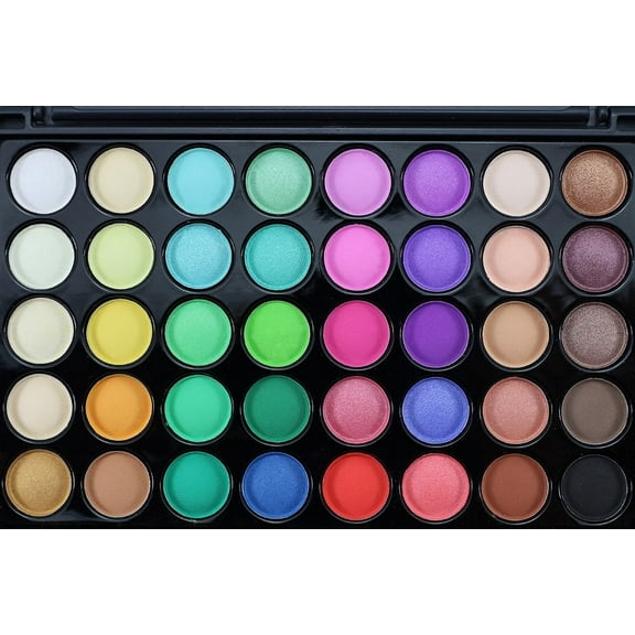 WUXICHEN 40 Colors Cosmetic Powder Eyeshadow Makeup Set Matt Available B