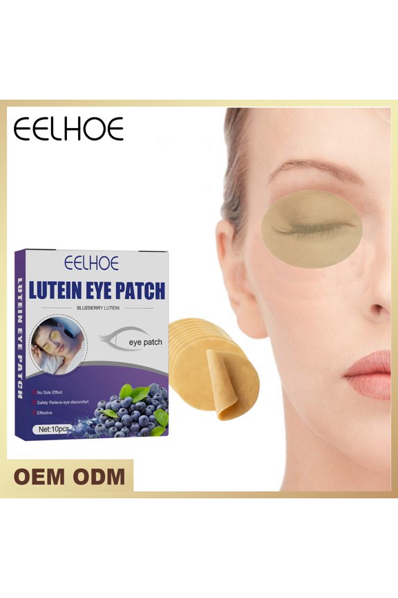 Blueberry Lutein Eye Patch Cold Compress Eye Patch Eye Mask For Relieve Eye Fatigue Dry Eyes Disposable Sleep Eye Mask Eye Care Health Products