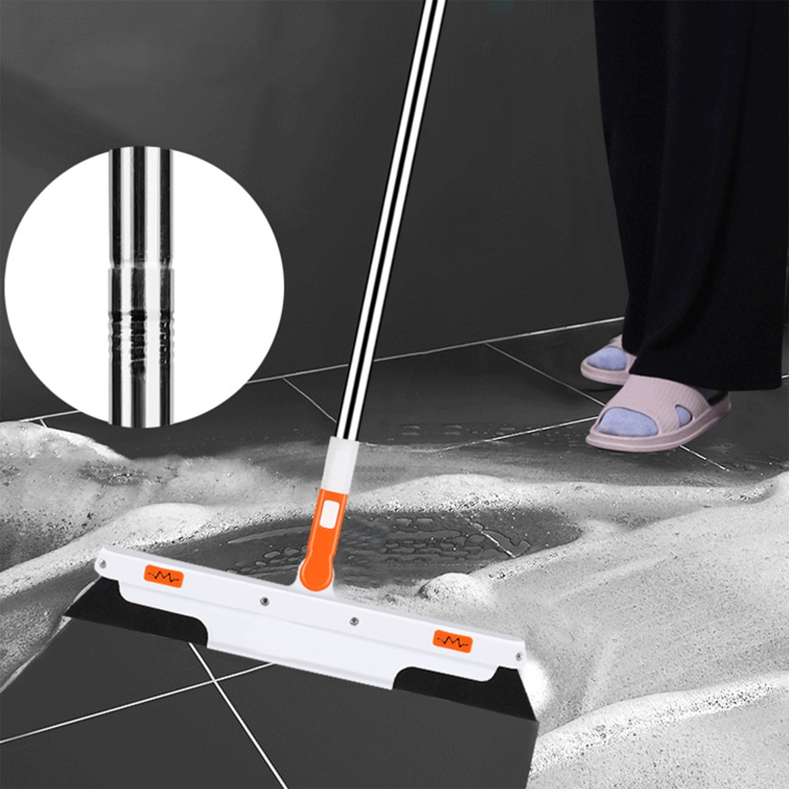 WUXICHEN ????_?????? Brooms Wipers with Long Handle, Rotate Floor