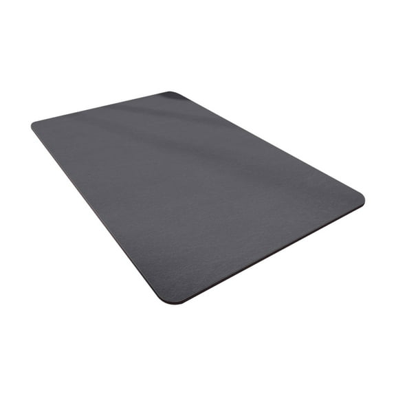 WUXICHEN Diatom Mud Floor Mat, 16x24 inch Super Absorbent Bathroom Rug, Quick-Dry Non-Slip Mat for Shower, Soft PVC Carpet for Entryway, Navy
