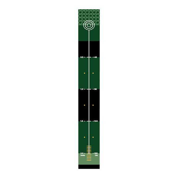 WUXICHEN Golf Putting Mat, 94 inch Indoor Outdoor Practice Carpet, Foldable Putter Exercise Rug for Home or Office, Training Aid