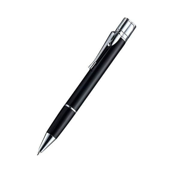 WUXICHEN Inflatable Pen Windproof Lighter, Novelty Creative Cigarette Lighter, Refillable Butane Gas Pen Lighter, Black
