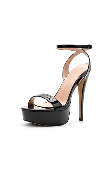 High Black Platform Stilettos
