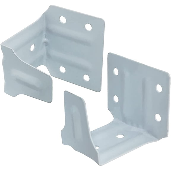 WUYIBA-4PCS Window Blind Headrail Brackets - Mini White Center Support Mounting Brackets for Window Blinds and Valance Installation