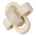 thumbnail image 1 of WUYVCG 2025 on Sale Clearance Wood Knot Decor 3 Wood Chain Decor Hand Carved Decorative Natural Wooden Knot for Coffee Table Entryway Modern Farmhouse Shelf Decoration, 1 of 7