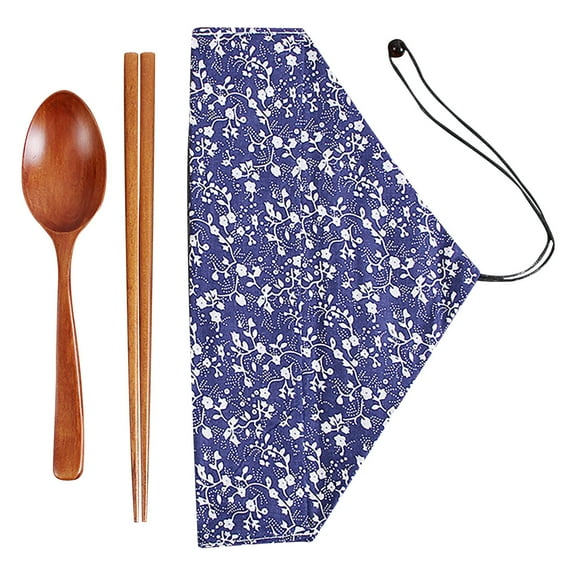 WUYVCG 2026 Big Clearance 2-Piece Set Of Japanese Portable Chopsticks and Spoon Set To Carry Tableware