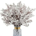 thumbnail image 1 of WUYVCG Artificial Flowers Silk Fake Burgundy Bundle Fall Stems Fake Plants DIY Wedding Home Vase Decoration Fall Decor, 1 of 9