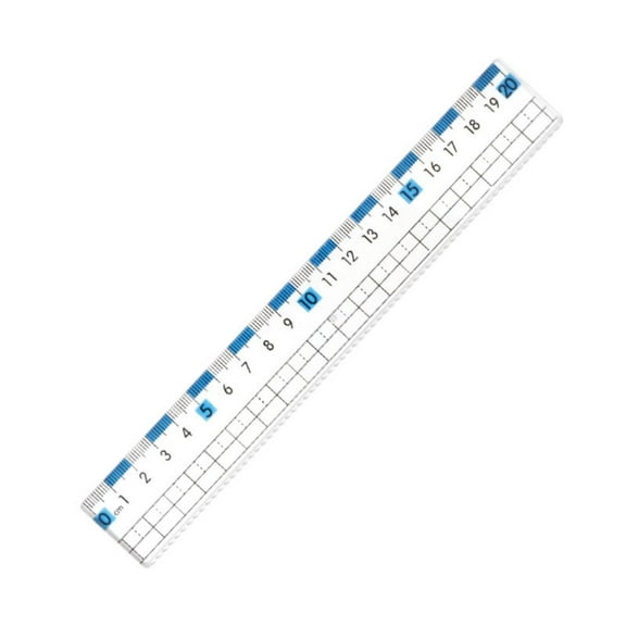 WUYVCG Back to Schòòl Under $5 Straight Ruler 20cm Metric Measuring Tool Checkered Design with Wavy Line