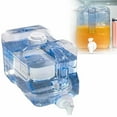 thumbnail image 1 of WUYVCG Clearance Sale! 2 Gallon Fridge Water Dispensers Bottle with Leak-proof Spigot and Convenient Handle Plastic Cold Juice Beverage Dispenser Jug for Party Refrigerator Drink Juice Iced Tea, 1 of 9