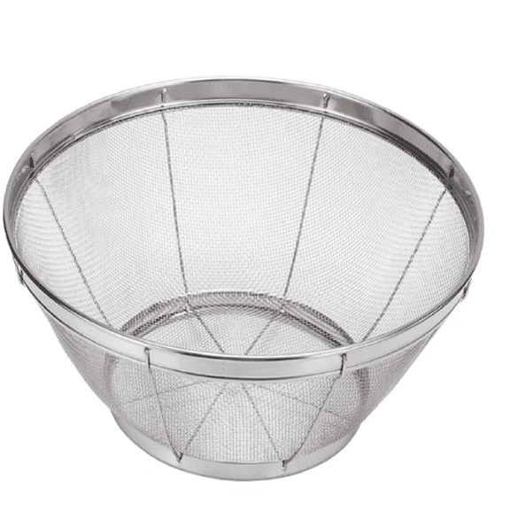 WUYVCG on Sale! Stainless Mesh Net Strainer Basket Colander To Strain Steam Or Cook Vegetables & Pasta Kitchen Rice Sieve Washing Bowl Vegetables Cleaning Strainer Drain Basket Kitchen Drain Rack