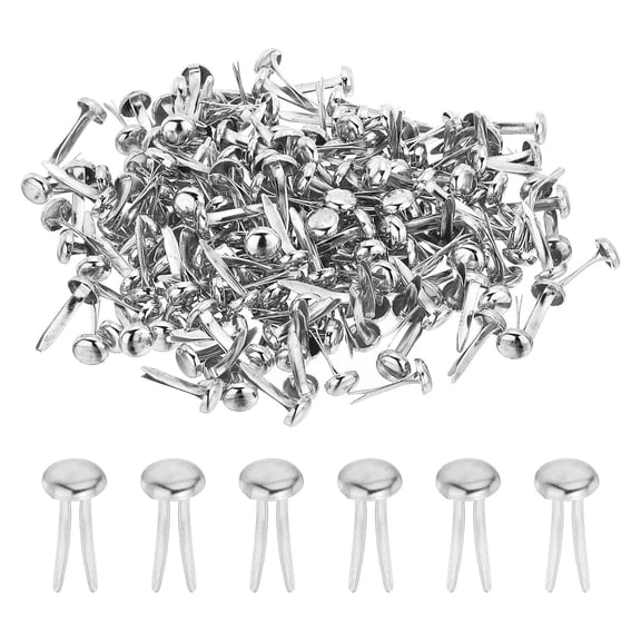WUYVCG Under $5 Paper Fasteners Round Fasteners Metal for Craft Art Crafting Project Brass Fasteners Handmade Project Decorative Paper Decoration DIY
