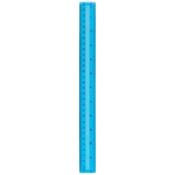 WUYVCG Under $5 Ruler Plastic Rulers for Home Assorted Colors Ruler with Centimeters And Inches Straight Rulers Standard Ruler