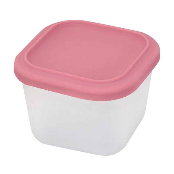 WUYVCG Under $5 Silicone Snack Containers,Leakproof Food Containers with Lids,Small Salad Dressing Container To Go for Sauce Dip,Travel Picnics