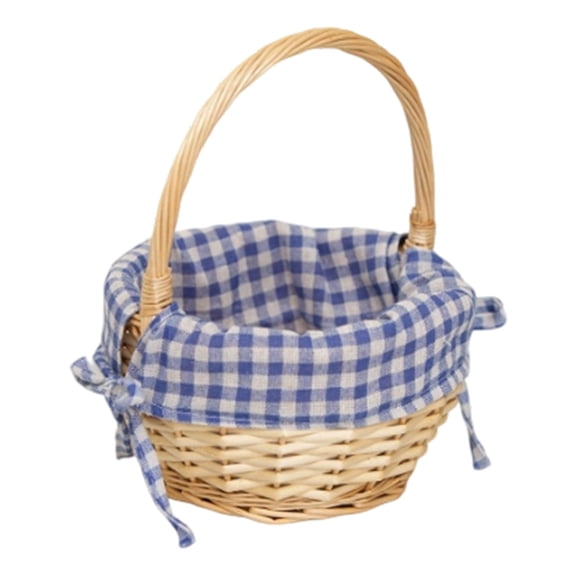 WUYVCG Under $5 Wicker Picnic Basket with Removable Liner Empty Picnic Baskets Picnic Hamper