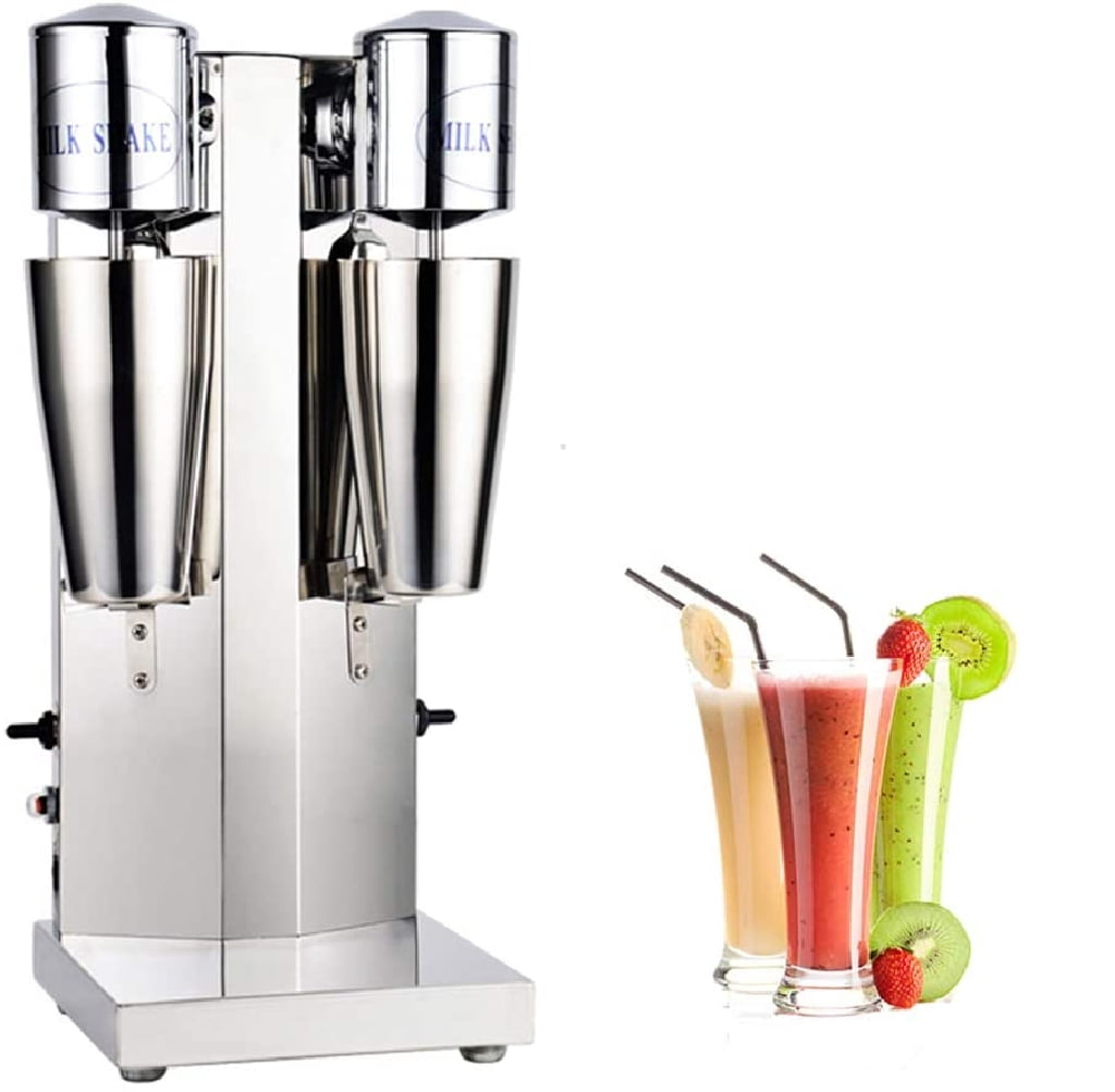 WUZSTAR Double Head Stainless Steel MilkShake Machine Commercial Home ...