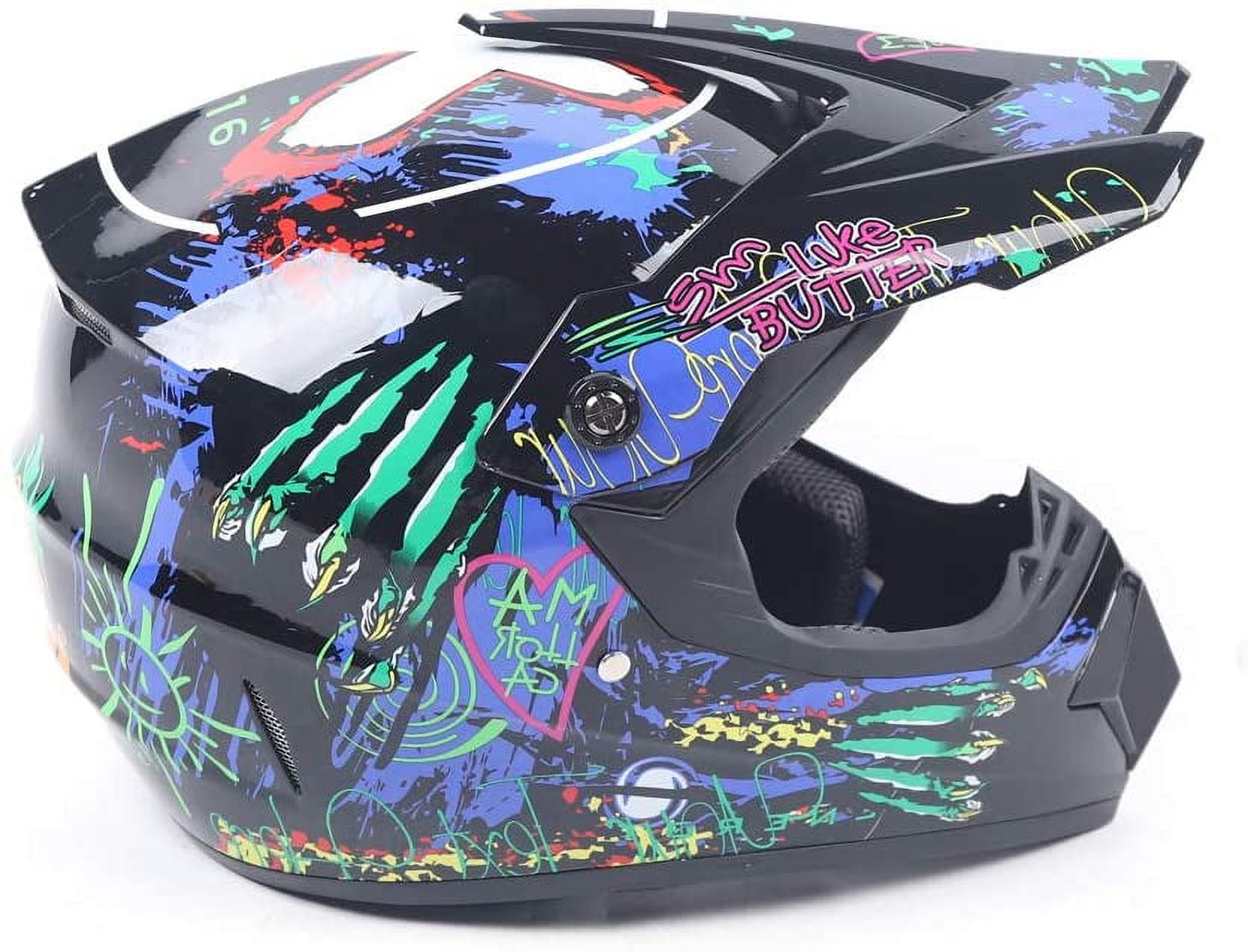 full motorcycle helmet women's multi colored Face Fashion Vespa Helmet, Fashion Print, DOT Approved Nicole Lee Online KYPARA Motorcycle Full Face Helmet,