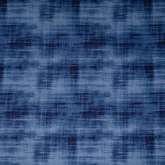Waverly Inspirations 2 Yard Precut 100% Cotton Duck Fabric, Plaid Water Color Blue, 45" Wide for Quilting & Sewing