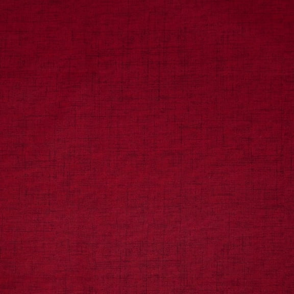 Waverly Inspirations 2 Yard Precut 100% Cotton Duck Fabric, Textured Sld Ruby, 45" Wide for Quilting & Sewing