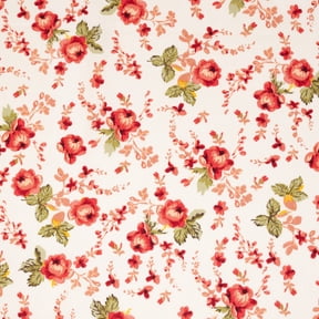 Waverly Inspirations 2 Yard Precut 100% Cotton Duck Fabric Vintage Blm Multi 45" Wide for Quilting & Sewing
