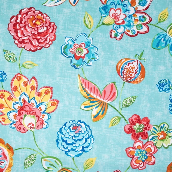 Waverly Inspirations 2 Yard Precut 100% Cotton Duck Fabric Whimsy Floral 45" Wide for Quilting & Sewing
