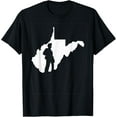 thumbnail image 1 of WV Coal Miner T-shirt T-ShirtMen and women, White Black T-shirt, size: Extra large S-4XL, 1 of 4