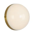 thumbnail image 1 of WV301001SG-Kuzco Lighting-Globo - 6.7 Inch 8W 1 LED Wall Mount-Satin Gold Finish, 1 of 1