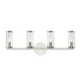 thumbnail image 1 of WV309044PNCG-Kuzco Lighting-Revolve - 4 Light Bath Vanity-Polished Nickel Finish, 1 of 7