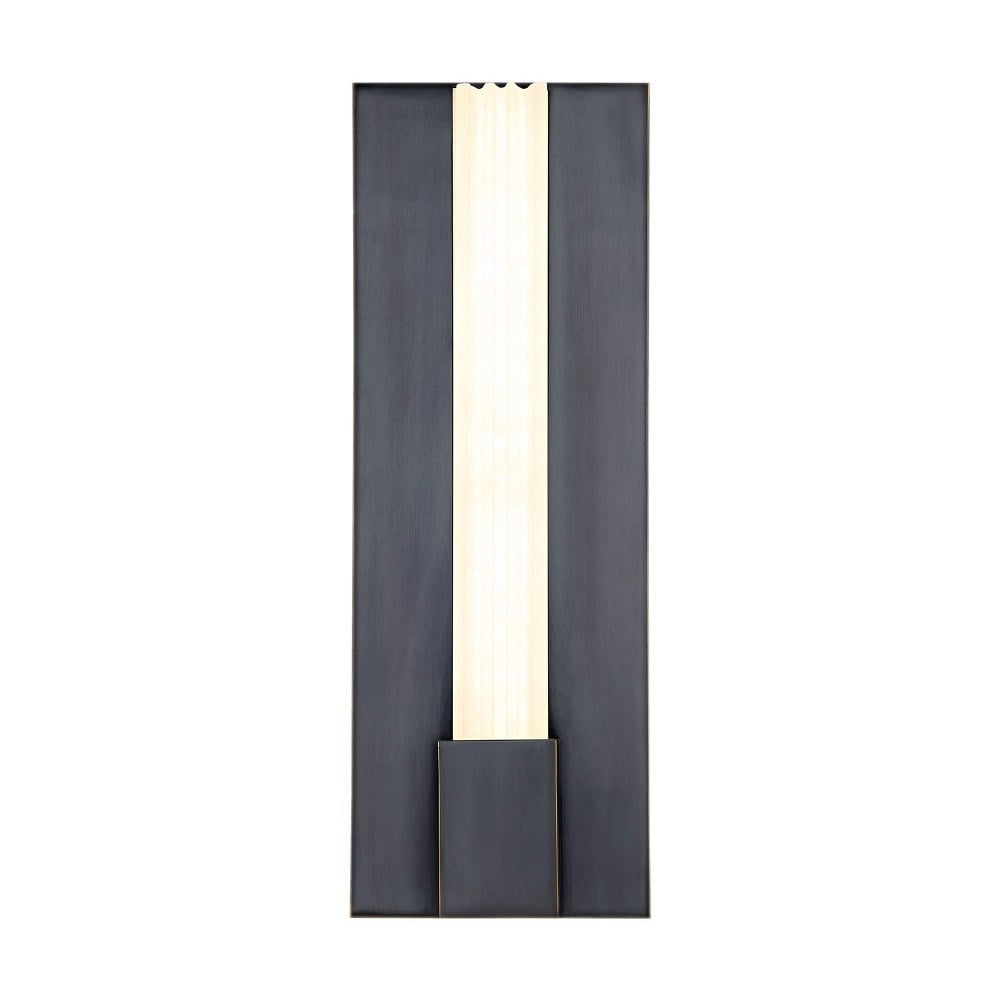 Elegant Kismet Urban Bronze LED Bath Vanity Light, 25" Height