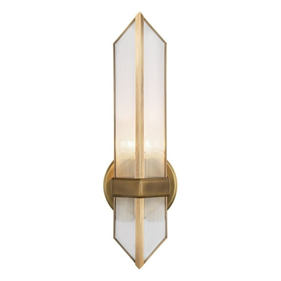 WV332904VBCR-Alora Lighting-Cairo - 1 Light Bath Vanity-15.13 Inches Tall and 3.38 Inches Wide-Vintage Brass Finish