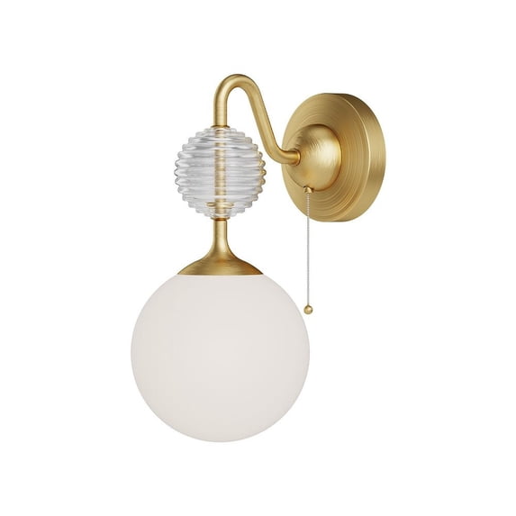 WV415306BGOP-Alora Lighting-Celia - 1 Light Bath Vanity-12.63 Inches Tall and 6 Inches Wide-Brushed Gold Finish