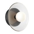 thumbnail image 1 of WV417510MBCR-Alora Lighting-Hera - 9W LED Bath Vanity-9 Inches Wide-Matte Black Finish, 1 of 1