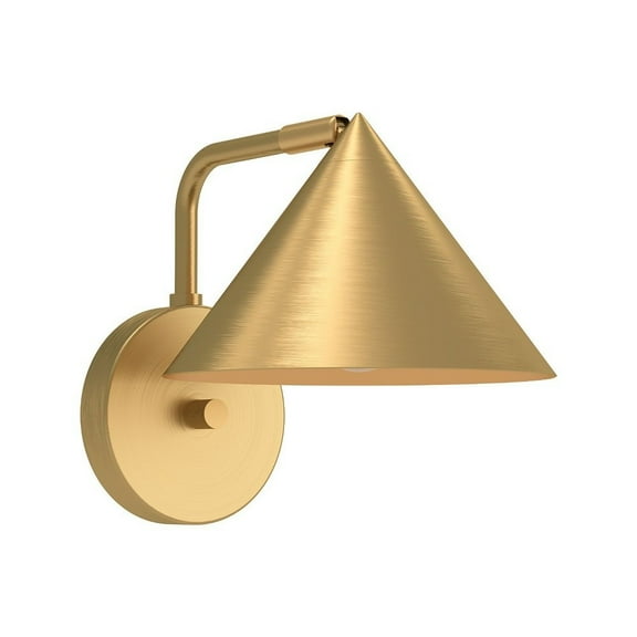 WV485007BG-Alora Lighting-Remy - 1 Light Bath Vanity-8.38 Inches Tall and 7.75 Inches Wide-Brushed Gold Finish
