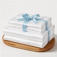 thumbnail image 1 of WVG Satin Full Size Sheet Set 4PCS, Luxury Bed Sheets, Silky Fitted Sheet Bedding Set, Breathable Cooling Bed Sheets with 2pcs Pillowcases, Fits Deep Mattress, 1 of 7